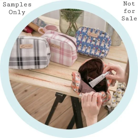 Waterproof Floral Cube Makeup Cosmetic Bag - Picture 6 of 9